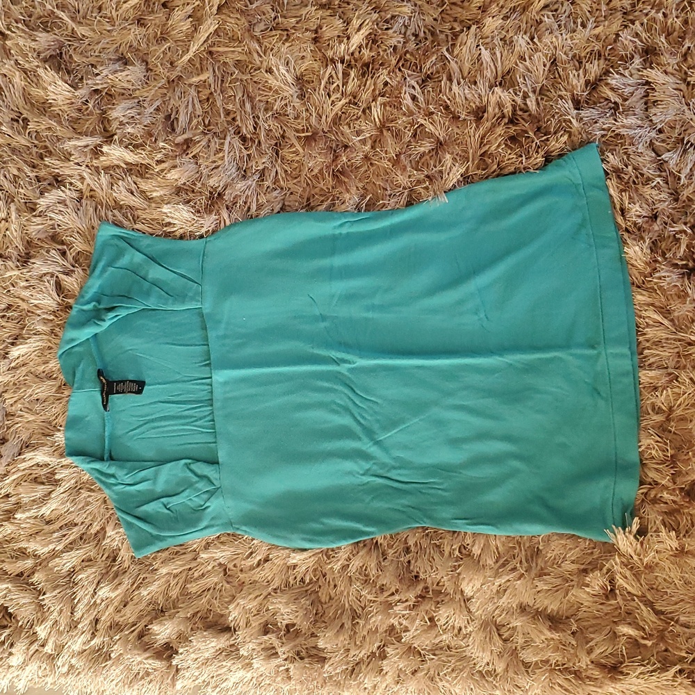 Banana Republic Green Cap Sleeve Top
